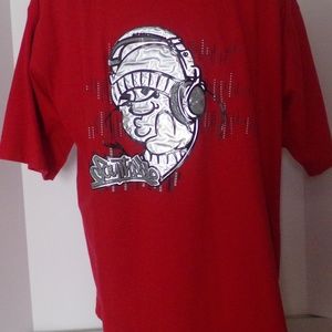 southpole XL xtra large shirt short sleeve red